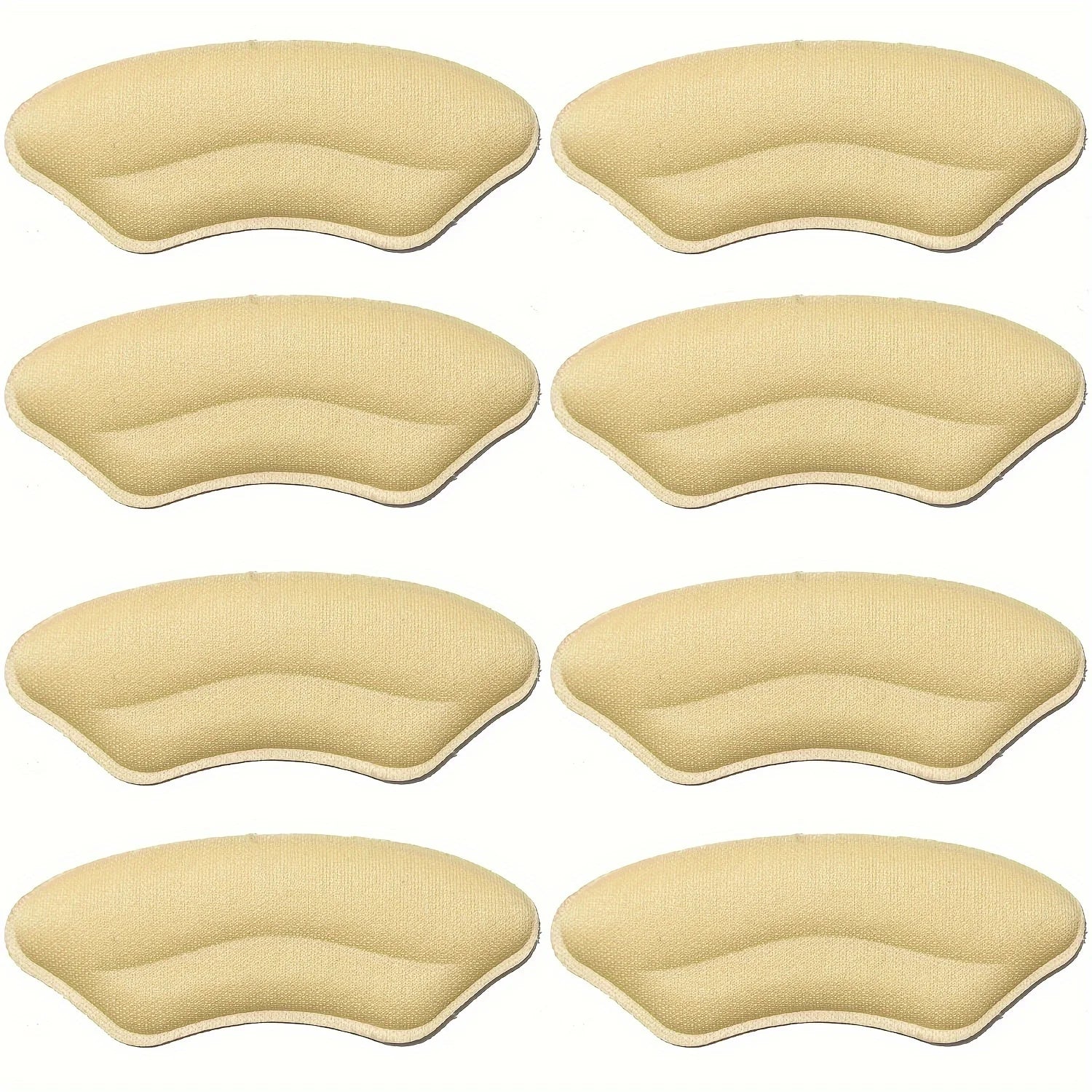 8-Pack Heel Pads for Too Big Shoes Self-Adhesive Heel Protectors Heel Inserts Improve Shoe Fit And Comfort Prevent Heel Slippage