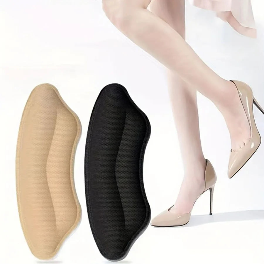 8-Pack Heel Pads for Too Big Shoes Self-Adhesive Heel Protectors Heel Inserts Improve Shoe Fit And Comfort Prevent Heel Slippage