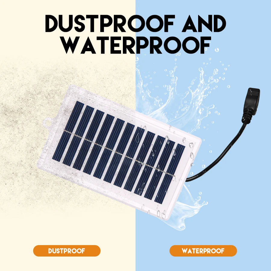 1/2PCS Portable Solar Charger Portable Solar Charger-USB Output for Outdoor Use -for Travel and Camping,Flashlight,Fan Charging