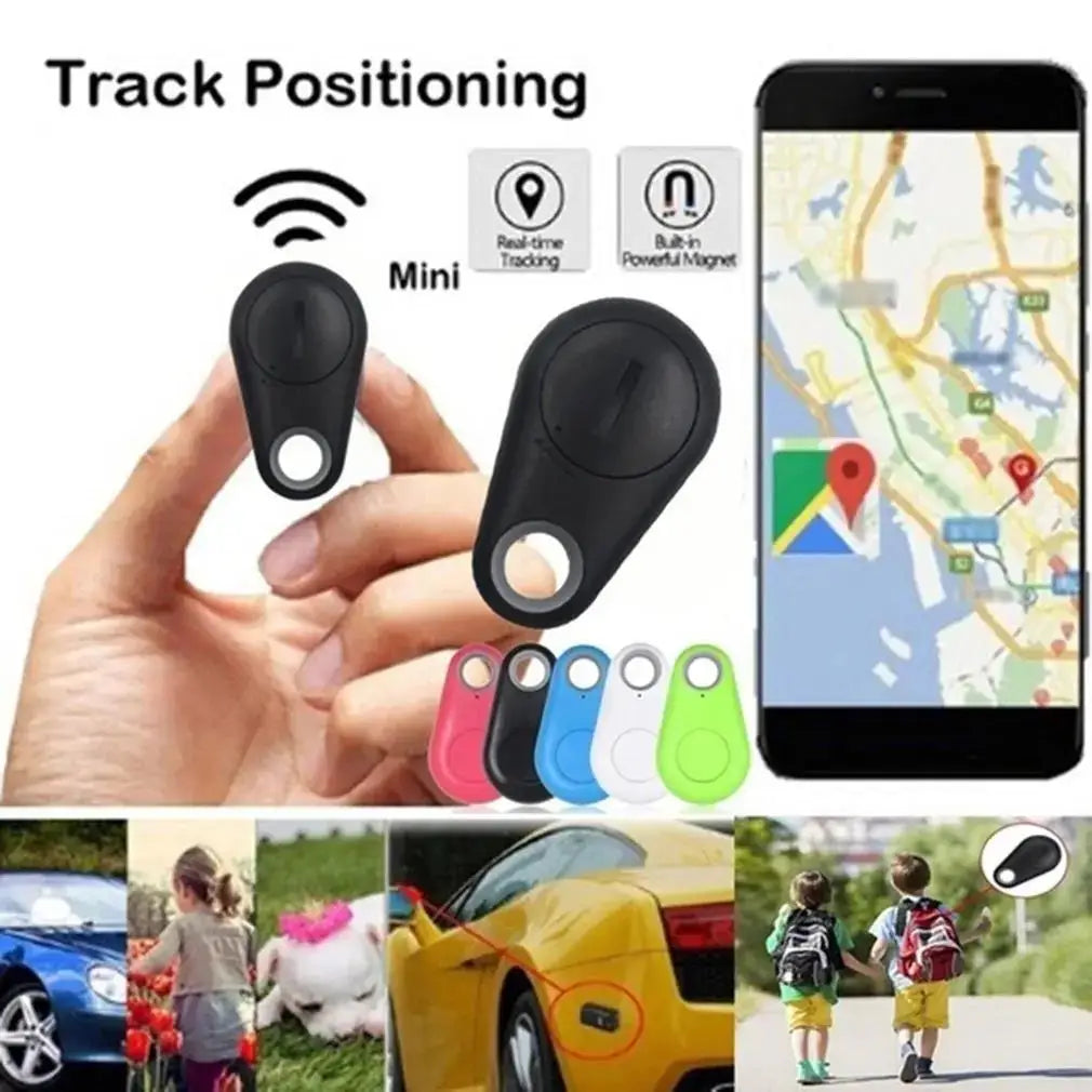 1-5pcs Wireless Mini GPS Tracker Anti-lost Alarm Key Child Bag Wallet Finder Bluetooth APP Locator Smart Tag For Ios And Android
