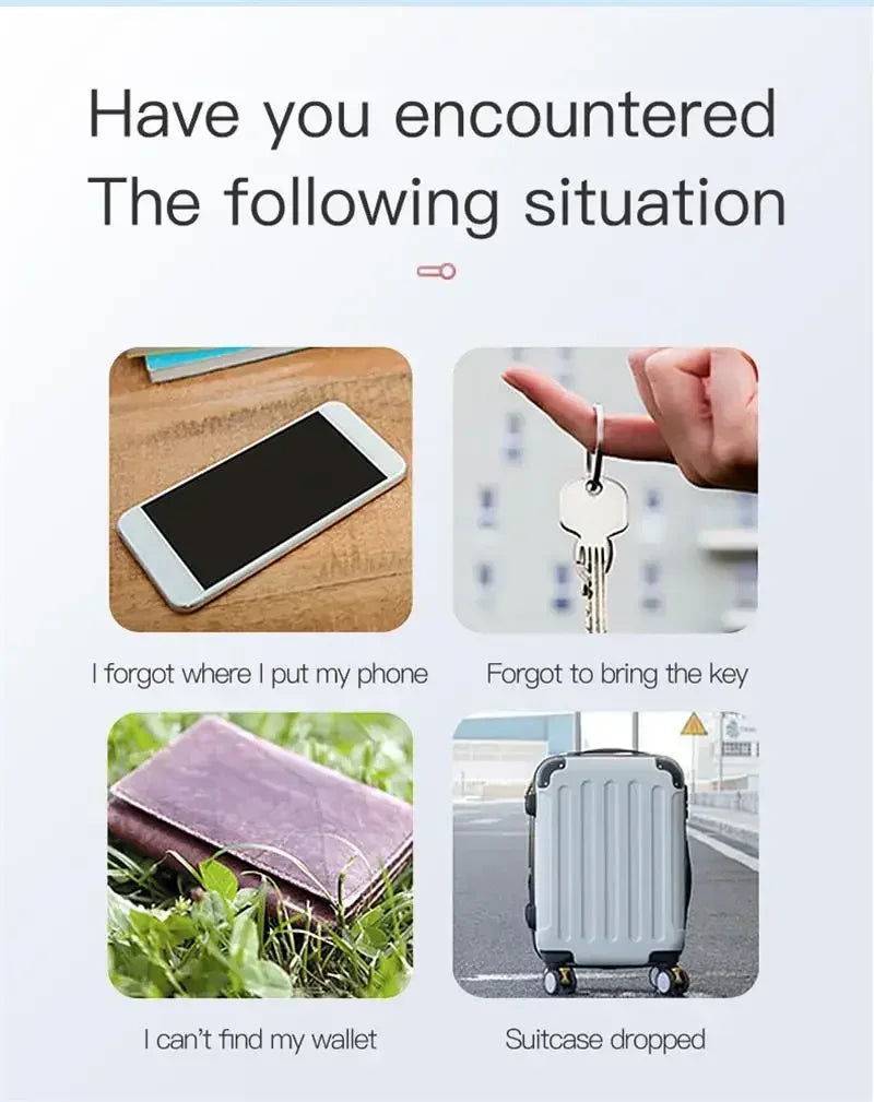 GPS Tracker Bluetooth 5.0 Anti-Lost GPS Mini Device Pet Elderly Kid Bag Wallet Car Tracking For IOS Android Smart Finder Locator