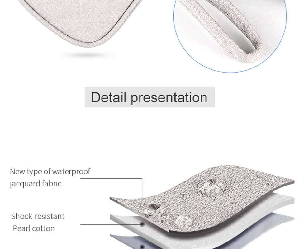 Data Cable Storage Bag Waterproof Portable Carry Case  Storage Bag Travel Organizer Bag for Cable Cord USB Charger