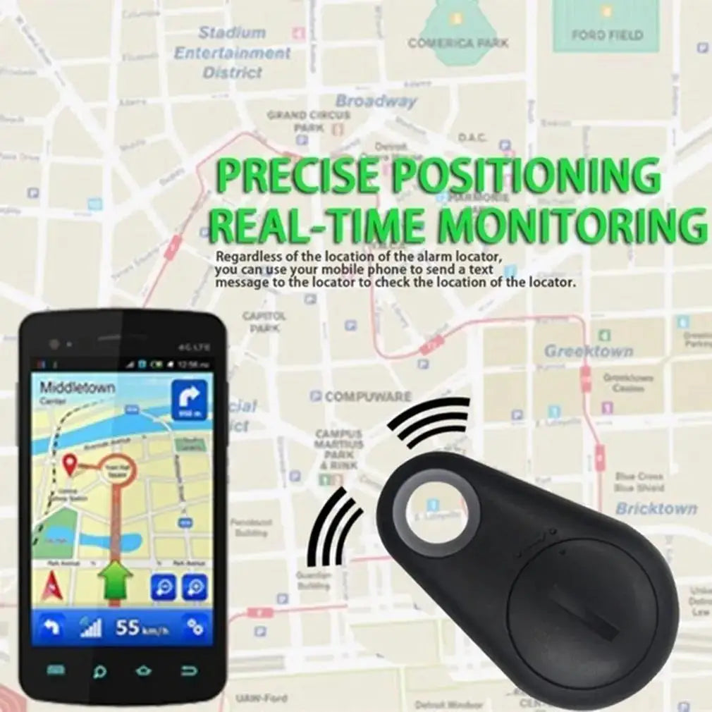 1-5pcs Wireless Mini GPS Tracker Anti-lost Alarm Key Child Bag Wallet Finder Bluetooth APP Locator Smart Tag For Ios And Android